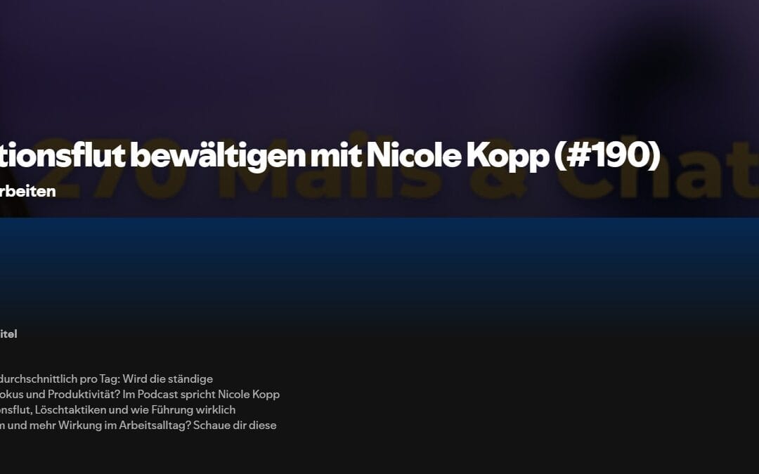 Kommunikationsflut bewältigen