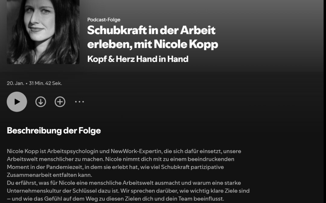 Schubkraft in der Arbeit erleben